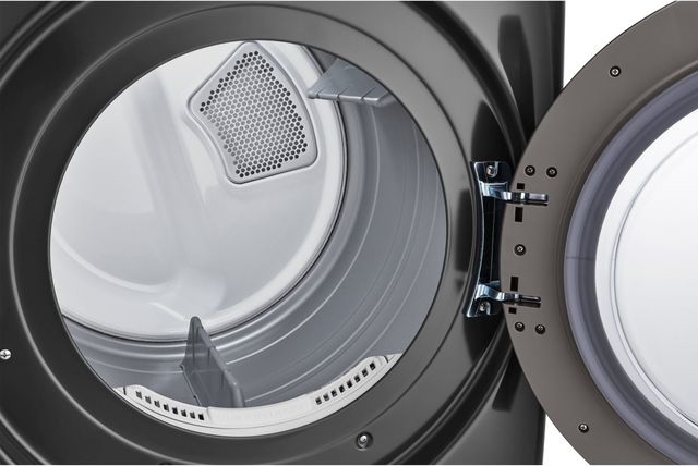 LG Middle Black Front Load Laundry Pair-16