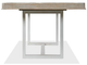 Riverside Furniture Intrigue Hazelwood Rectangular Dining Table with Stainless Steel Base-3