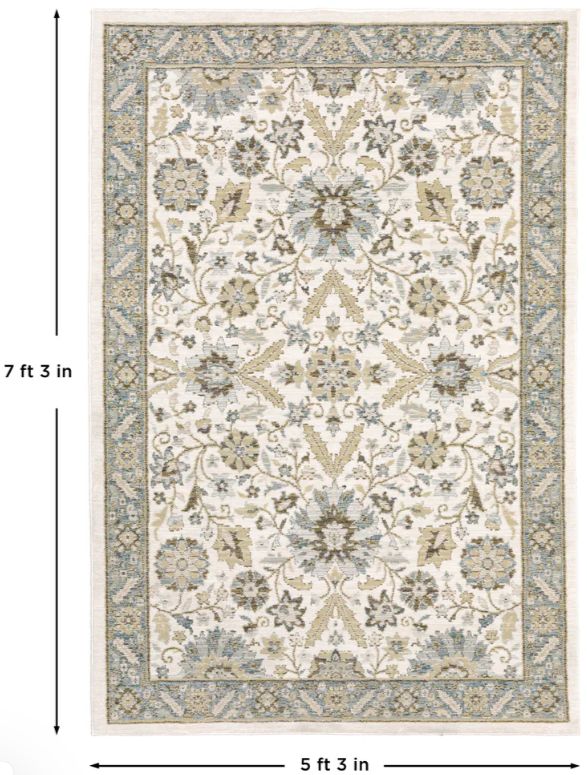 Oriental Weavers™ Andorra 5'x7' Style 20 Area Rug-2