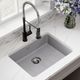 Elkay Quartz Classic® Graystone 25" x 18-1/2" x 5-1/2" Single Bowl Undermount ADA Sink with Perfect Drain®-2