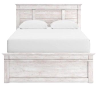 Signature Design by Ashley® Makidern Whitewash Queen Panel Bed-2