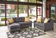 Benchcraft® Aldie Nuvella® Gray Sofa Chaise-3
