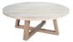 Sunny Designs™ Rowan Light Gray Top Coffee Table with Wheat Base-0