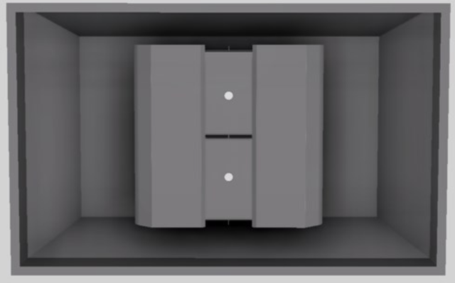 Vent-A-Hood® Designer Series 48" Gunsmoke Island Range Hood-1