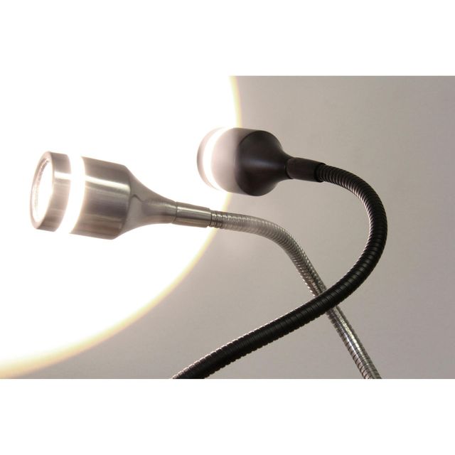 Adesso® Prospect Brushed Steel LED Floor Lamp-1