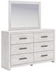 Signature Design by Ashley® Cayboni Whitewash Bedroom Mirror-1