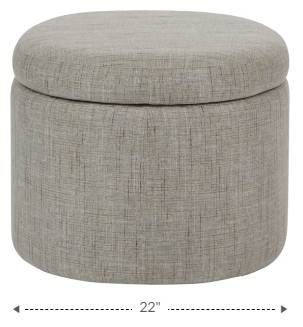 La-Z-Boy® Maeve Pebble Storage Ottoman-4