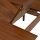 Liberty Furniture Space Savers Satin Walnut Dining Table-5