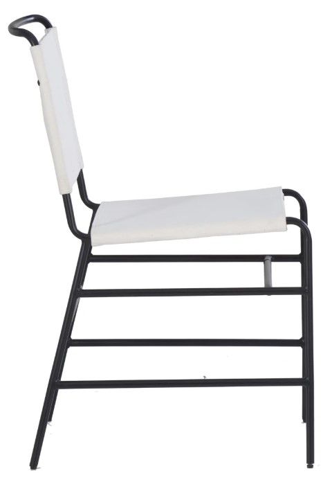Powell® Wade Black/Cream Dining Chair-4