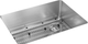 Elkay Crosstown® 3-Piece Polished Satin 25-1/2" x 18-1/2" x 9" Single Bowl Undermount Sink Set-0