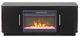 Martin Furniture Uptown Black 60" Fireplace TV Stand-1