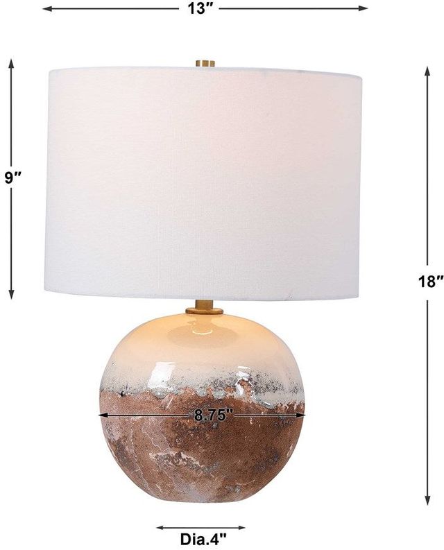 Uttermost® Durango Earthy Terracotta Accent Lamp-2