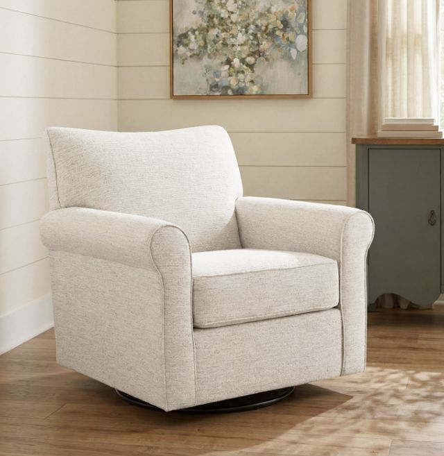 Signature Design by Ashley® Renley Opal Swivel Glider Accent Chair-1