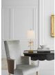 Visual Comfort Ellery Soft Brass Gros-Grain Bow Table Lamp-1