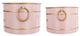 A & B Home 2-Piece Pink Planter Set-2