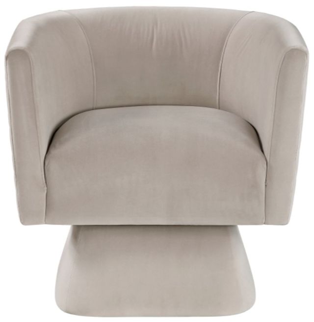 Homelegance® Candace Taupe Swivel Chair-2
