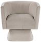 Homelegance® Candace Taupe Swivel Chair-2