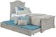 American Woodcrafters 7820 Stonebrook Antique Gray Trundle Storage Unit-1