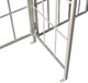 A & B Home White Jardine Garden Arch with Gate-4