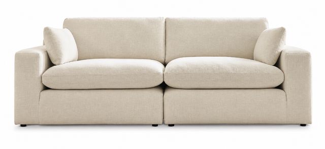 Benchcraft® Elyza 2-Piece Linen Sectional Loveseat-0