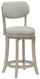 HH2 Home Sloan Aged Gray/Fog Swivel Counter Stool-0
