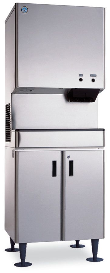 Hoshizaki 26" 321 lb. Stainless Steel Counter Top Cubelet Icemaker Dispenser-2