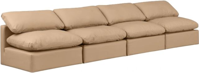 Meridian Furniture Indulge 4-Piece Tan Armless Modular Sofa-0