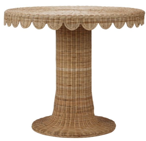 Bramble Customizable Scalloped Bistro Table-0