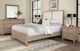 Vaughan-Bassett Woodbridge Shadow Gray/White King Upholstered Panel Bed-1