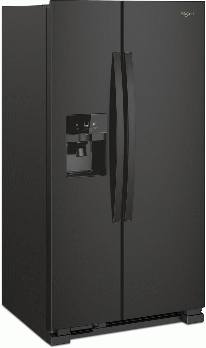 Whirlpool 33 in. 21.0 Cu. Ft. Black Side-by-Side Refrigerator - Thumbnail 4