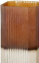 Stylecraft Bronze Frosted Glass Ombre Vase-1