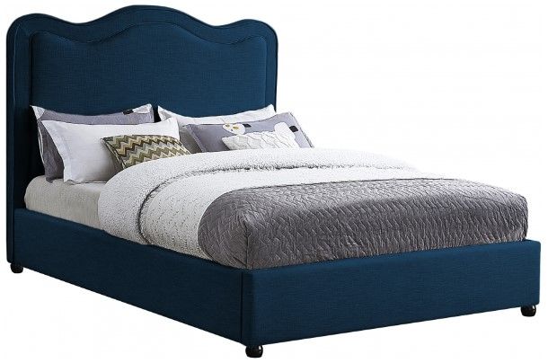 Meridian Furniture Felix Navy Full Bed-0