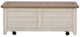 Liberty Furniture Farmhouse Reimagined Antique White/Chestnut Storage Trunk-2