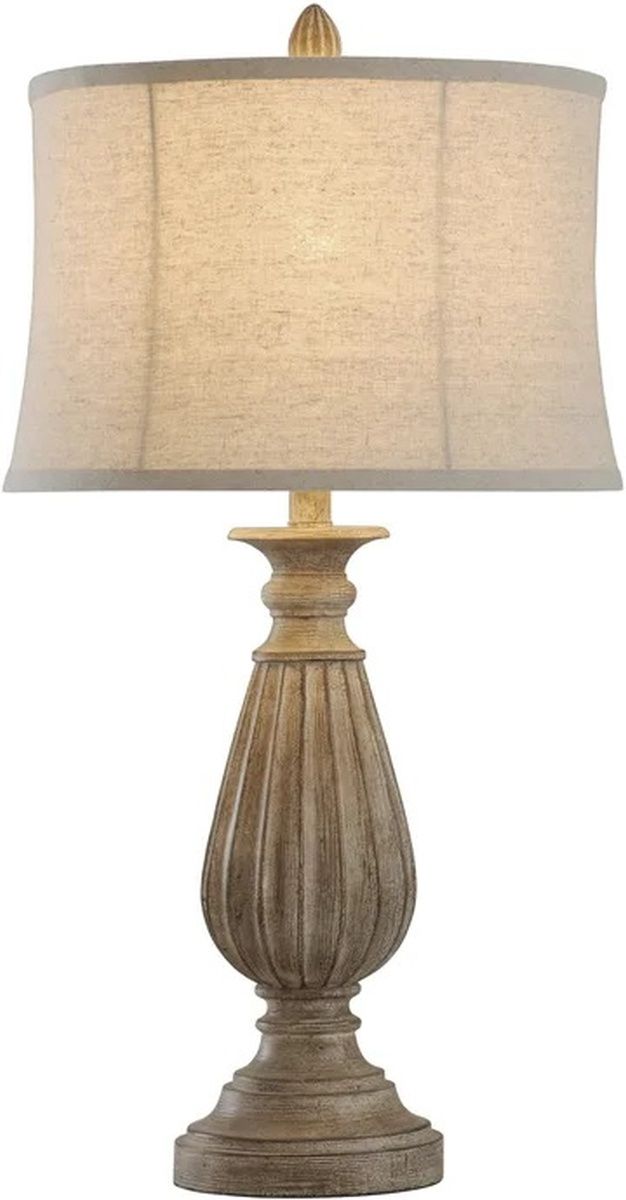 Stylecraft Old Khaki Balluster Table Lamp-1