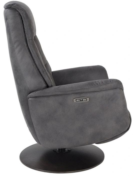 BenchMaster Power Line Connor Graphite Power Zero Gravity Recliner-2