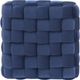 Powell® Neva Navy Square Ottoman Stool-3