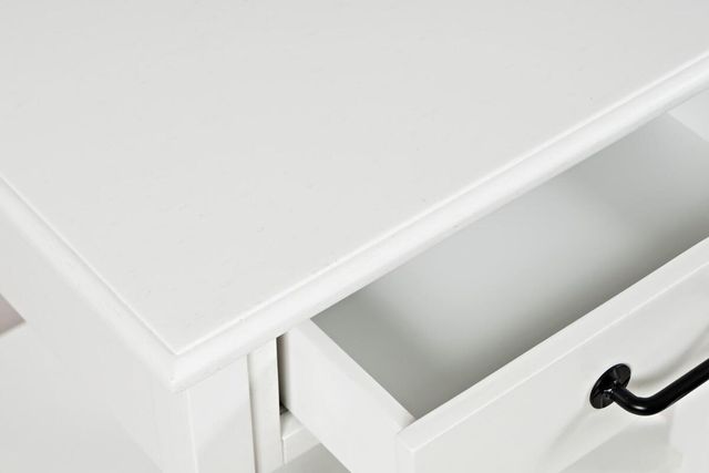 Jofran Inc. North Fork White End Table-3
