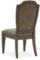 Magnussen Home® Durango Willadeene Brown Dining Side Chair with Upholstered Seat & Back-2