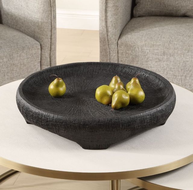 Uttermost® Resonance Black Indoor-Outdoor Resin Bowl-1