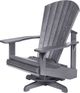 C.R. Plastic Generation Line Slate Grey Swivel Adirondack-1