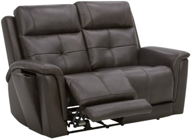 Flexsteel® Ranger Rustic Brown Leather Power Reclining Loveseat -3