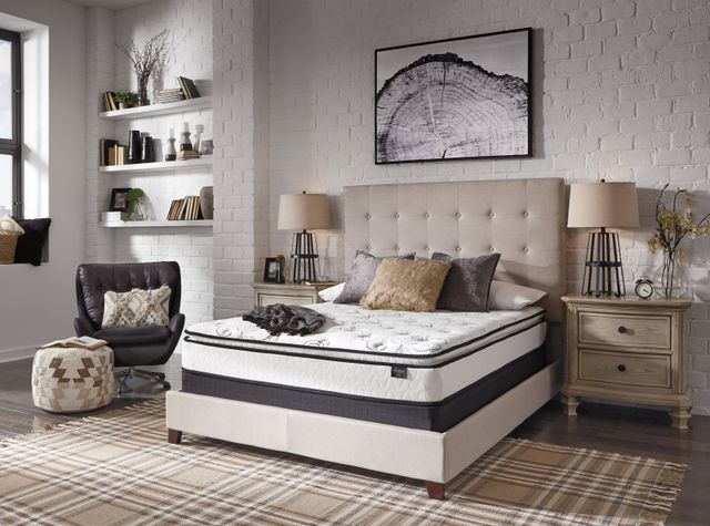 Sierra Sleep® by Ashley® M874 10" Bonnell Hyrbid Firm Pillow Top California King Mattress in a Box-3