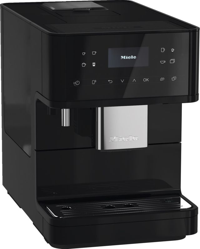 Miele CM 6160 MilkPerfection Obsidian Black Countertop Coffee Maker-0