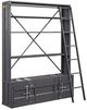 ACME Furniture Cargo Gunmetal Bookshelf with Ladder-0