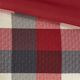 Olliix by Madison Park 6 Piece Red King/California King Ridge Herringbone Duvet Cover Set-4