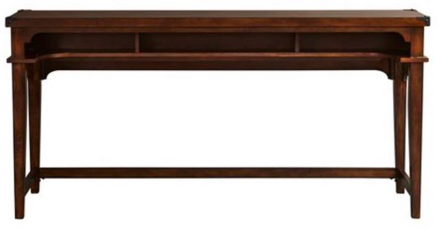 Liberty Furniture Aspen Skies Russet Brown Console Table-3