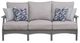 Signature Design by Ashley® Cove Beach Gray Fabric/Wooden Outdoor Sofa-2
