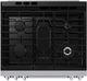 Samsung Bespoke 30" White Glass Smart Slide-In Gas Range with True Convection-2