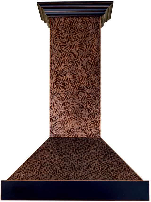 ZLINE 36" Hand-Hammered Copper Wall Mounted Range Hood -0