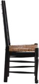 Furniture Classics Bradley Black/Brown Ladderback Side Chair-2